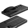Etui z rączką i podstawką do Samsung Galaxy Z Fold7 – czarne