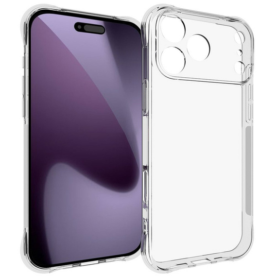 Etui TPU – wzmacniane rogi, ochrona aparatów do iPhone 17 Pro Max