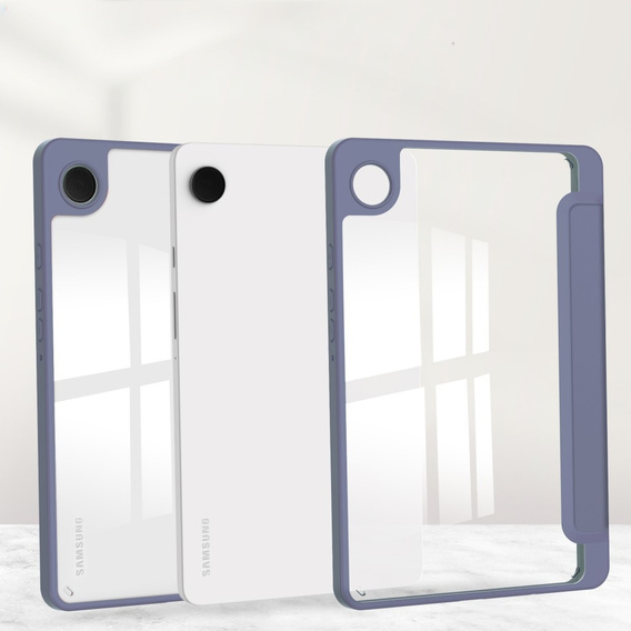 Etui do Samsung Galaxy Tab A9, Smartcase Hybrid, z miejscem na rysik, fioletowe
