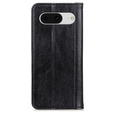 Etui do Google Pixel 8, Wallet Litchi Leather, czarne