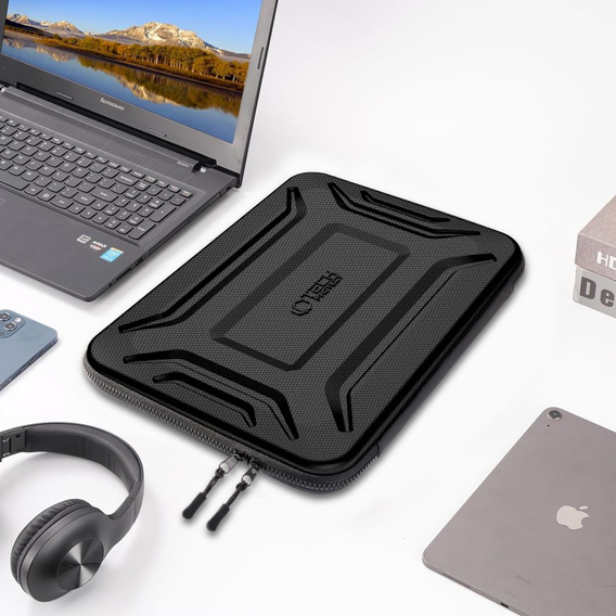 Tech-Protect Kevlar Pro, Etui do laptopów 15-16 cali, Czarne