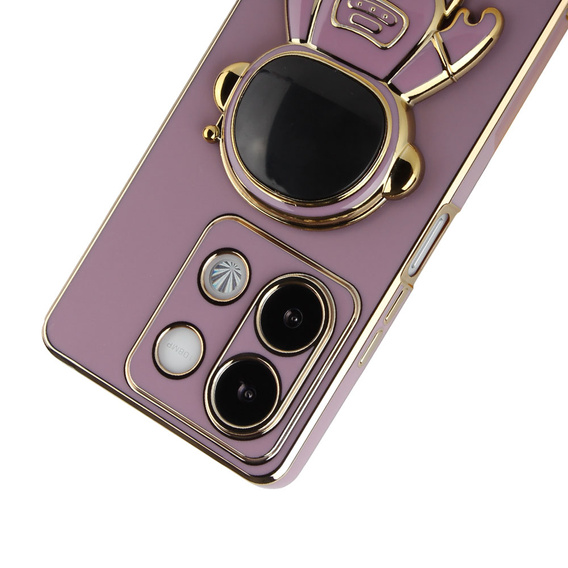 Etui do Xiaomi Redmi Note 13 5G, Astronaut, fioletowe + Szkło Hartowane 9H