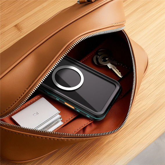 Etui do iPhone 17 Pro Max, Wodoodporne IP68, SHELLBOX MagSafe, niebieskie
