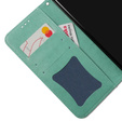 Etui z klapką do Realme 11 Pro 5G / Pro+ 5G, Mandala, zielone