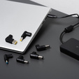 Uniwersalny zasilacz Forcell E856 USB-C 90W z wymiennymi końcówkami do laptopów