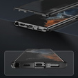 Etui do Samsung Galaxy S23 Ultra, Magnetic Dual Glass, czarne