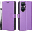 Etui z klapką do Huawei Nova 11i, Wallet Smart Magnet, fioletowe