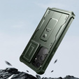 Etui pancerne do Samsung Galaxy S24 Ultra, Dexnor Full Body (Two Frames), zielone