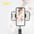 Selfie Stick Coco P-04 z funkcją statywu i pilotem Bluetooth, do smartfonów o szerokości od 6,5 cm do 9,5 cm