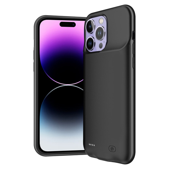 Etui z Baterią 7000mAh do iPhone 14 Pro, Czarne