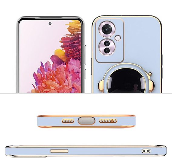 Etui do Oppo Reno 11F 5G, Astronaut, niebieskie