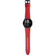 Pasek Skórzany do Samsung Galaxy Watch 4/5/6 40/42/43/44/45/46/47mm, Czerwony