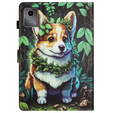 Etui do Lenovo Tab M11, z klapką, corgi dog
