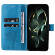 Etui z klapką do Xiaomi 13T / 13T Pro, Butterfly, niebieskie