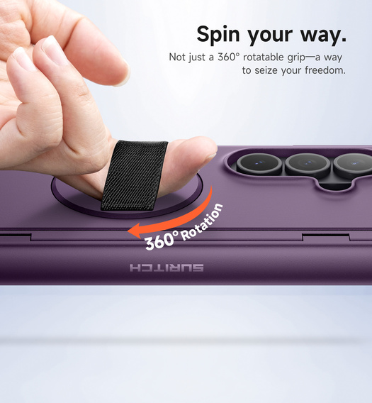 Etui Suritch z podstawką 360° i wbudowaną osłoną ekranu do Samsung Galaxy Z Fold7