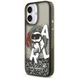 Etui Karl Lagerfeld Liquid Glitter Choupette MagSafe do iPhone 17