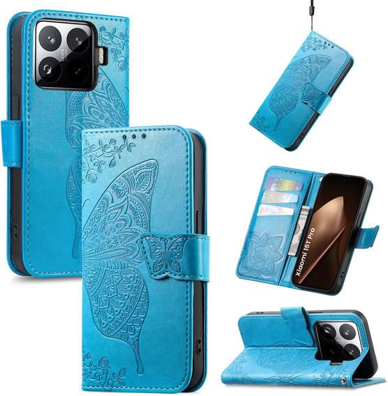 Etui z klapką Butterfly do Xiaomi 15T Pro