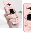 Etui do Xiaomi Redmi A3, Astronaut, różowe
