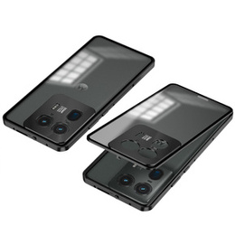 Etui do Motorola Edge 50 Ultra, Frame Case, czarne