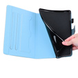 Etui do Lenovo Tab M10 Plus 10.6 Gen 3, z klapką, animal, niebieskie