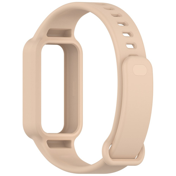 2x Pasek Silikonowy do Xiaomi Smart Band 9 Active / Xiaomi Redmi Band 3, Różowy, Niebieski