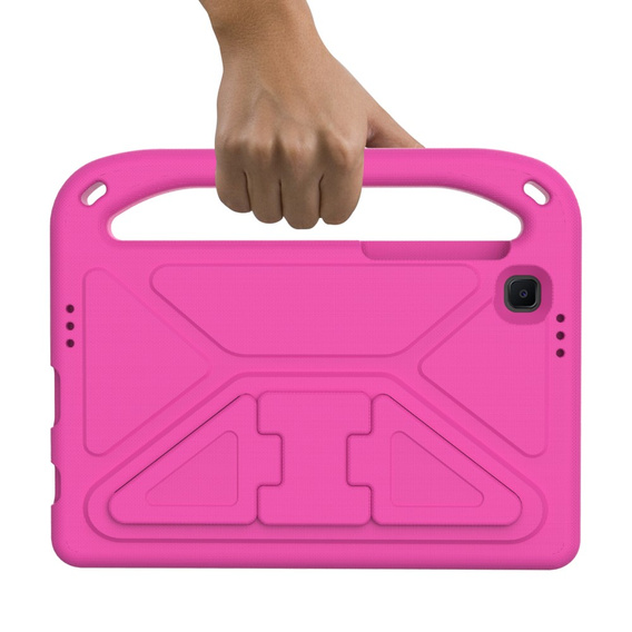 Etui dla dzieci do Samsung Galaxy Tab A7 Lite 8.7 T220 / T225, dziecięce z uchwytem, Różowe