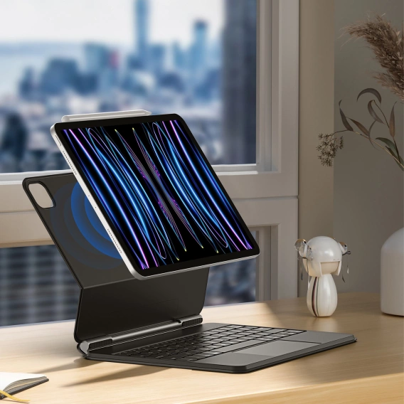 Etui z klawiaturą do iPad Air 10.9" 2022/2020 (5/4 gen.) / Pro 11" 2022/2021/2020/2018 (4/3/2/1 gen.), Dux Ducis MK Series, czarne
