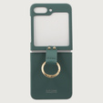 Etui GKK Ring Holder do Samsung Galaxy Z Flip5 5G, zielone