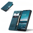 Etui CASEME do Samsung Galaxy M33 5G, Leather Wallet Case, niebieskie