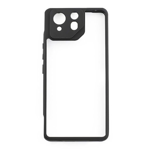 Etui do ASUS ROG Phone 8 Pro, Fusion Hybrid, z ochroną aparatu, przezroczyste / czarne