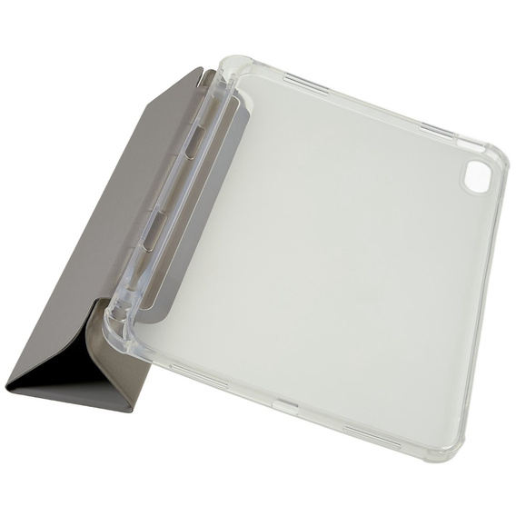 Etui do iPad 11" 2025 A16 (11 gen.) / iPad 10.9" 2022 (10 gen.), Pencil Hybrid, z miejscem na rysik, szare