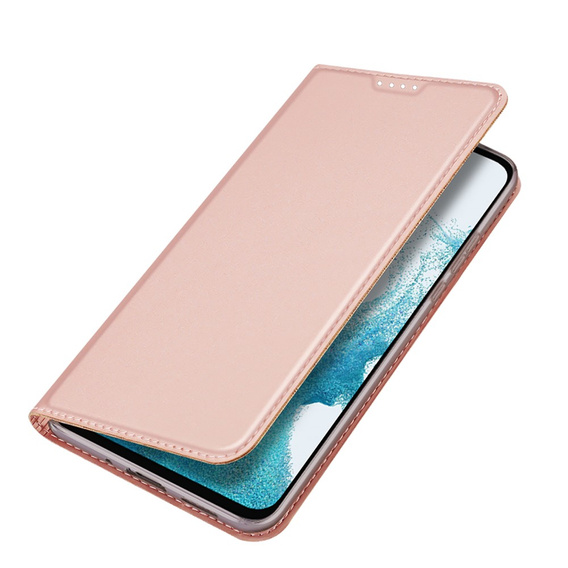 Etui Dux Ducis do Samsung Galaxy A54 5G, Skinpro, różowe rose gold