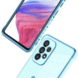 Etui do Samsung Galaxy A53 5G, Electro heart, niebieskie