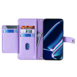Etui z klapką do Realme 11 Pro 5G / Pro+ 5G, Wallet Zipper Pocket, fioletowe