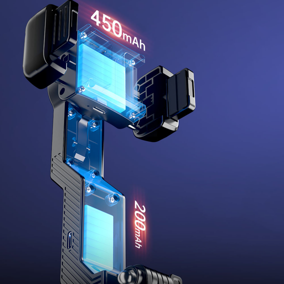 Blavec Selfie Stick Aluminium Fusion P07 z MagSafe, lampami LED i pilotem