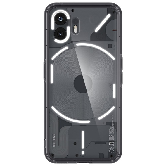 Etui Spigen do Nothing Phone 2, Ultra Hybrid, Space Crystal, Szare