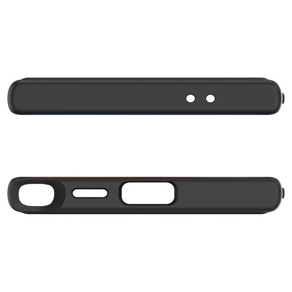 Etui Spigen do Samsung Galaxy S24 Ultra, Ultra Hybrid, przezroczyste czarne