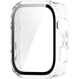 2w1 Etui z twardą ramką i szkłem hartowanym do Huawei Watch Fit 4 Pro - przezroczyste