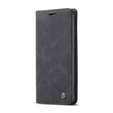 Etui CASEME do Samsung Galaxy S21 FE, Leather Wallet Case, czarne
