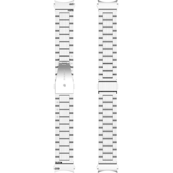 Pasek Bransoleta do Samsung Galaxy Watch 4/5/6 40/42/43/44/45/46/47mm, Srebrna