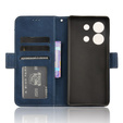 Etui z klapką do Infinix Zero 30 5G, Card Slot, granatowe