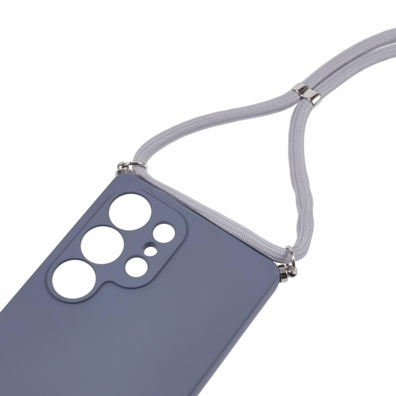 Etui  do Samsung Galaxy S25 Ultra z paskiem na ramię– lawendowe
