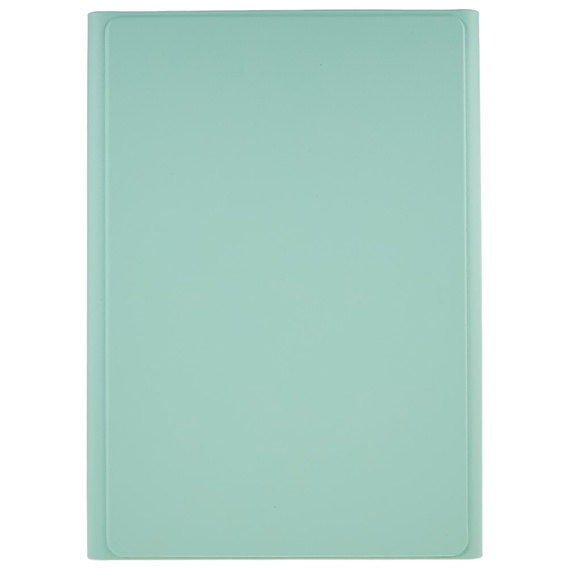 Etui z klawiaturą do Galaxy Tab S7+ Plus / S8+ Plus /S7 FE T730 T733, Pen Slot, miętowe