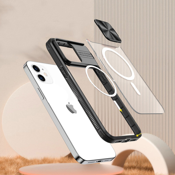 Etui do iPhone 11, Slide Camera Magsafe, czarne