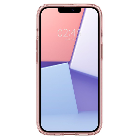 Etui Spigen do iPhone 13, Ultra Hybrid, różowe + szkło