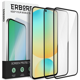 2x Szkło Hybrydowe Ceramic ERBORD do Samsung Galaxy S24 FE – elastyczna i trwała ochrona ekranu