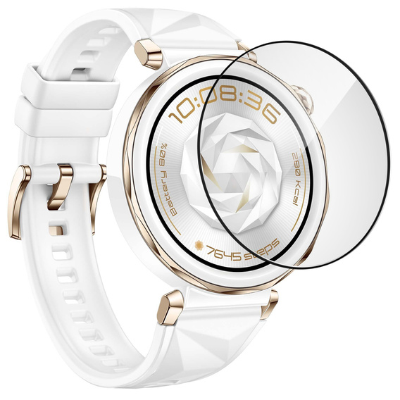 2x Szkło Hybrydowe ERBORD do Huawei Watch GT 5 Pro 42mm