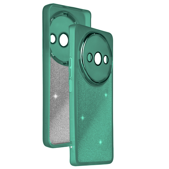 Etui do Xiaomi Redmi A3, Glittery Powder, zielone
