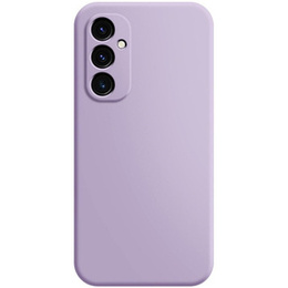 Etui do Samsung Galaxy A25, Silicone Lite, fioletowe + szkło 9H