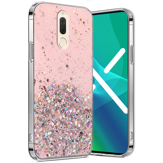 Etui do Huawei Mate 10 Lite, Glittery, różowe
